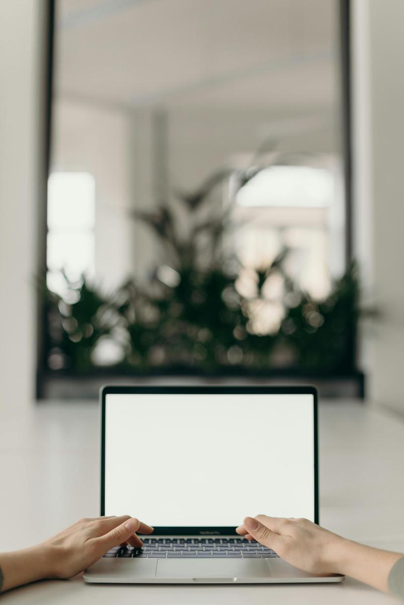 Working laptop