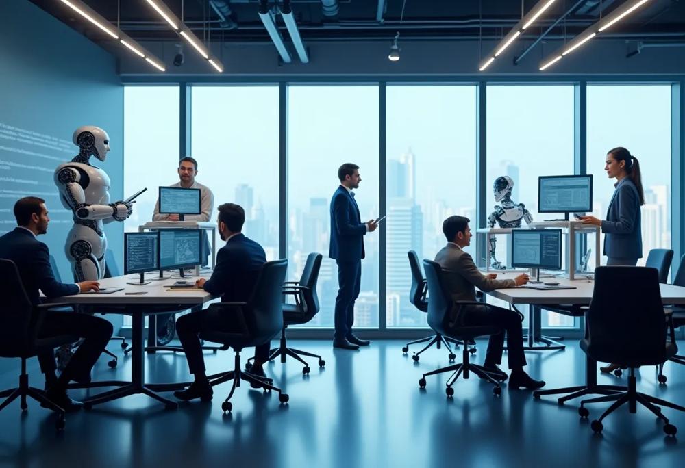 futuristic office