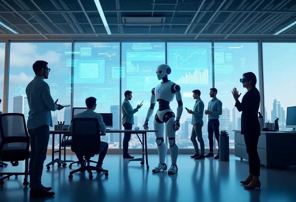 futuristic office